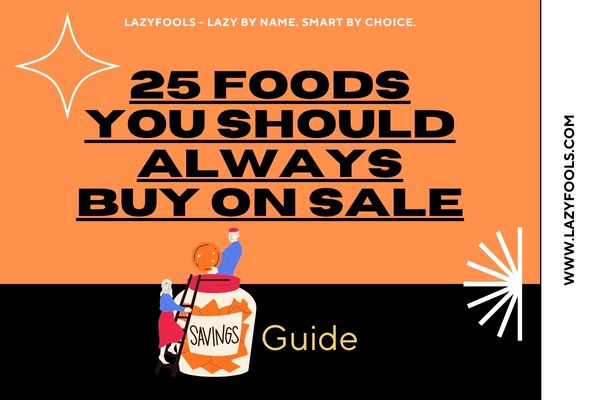 foods to by during sale